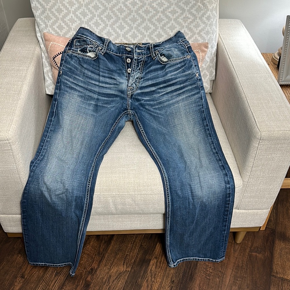 Men's BKE Justin Blue Jeans